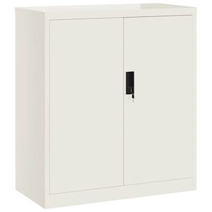 vidaXL Classeur blanc 79x40x90 cm acier