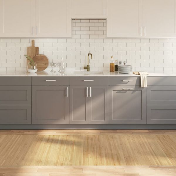 vidaXL Tapis rectangulaire naturel clair 100x400 cm bambou