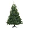 vidaXL Sapin de No&euml;l artificiel avec 150 LED Vert 120 cm PE et PVC