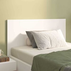 vidaXL T&ecirc;te de lit Blanc 120x1,5x80 cm Bois d'ing&eacute;nierie