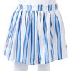 Jupe pour enfants bleu cobalt et blanc 104