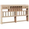 vidaXL Lit bibliothèque sans matelas 180x200 cm bois massif de pin