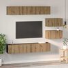 vidaXL Ensemble meuble TV 6 pcs Ch&ecirc;ne artisanal Bois d'ing&eacute;nierie