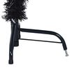 vidaXL Sapin de No&euml;l artificiel pr&eacute;-&eacute;clair&eacute; Noir 150 cm PVC