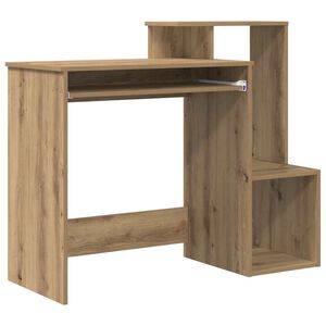 vidaXL Bureau Ch&ecirc;ne artisanal 106 x 41 x 88.5 cm Bois d'ing&eacute;nierie