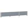 vidaXL Collier de palette gris 100x50 cm bois de pin solide