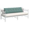 vidaXL Coussin de Dos Vert Mer 180 x 50 cm Tissu en velours c&ocirc;tel&eacute;