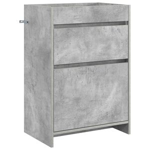 vidaXL Meuble sous lavabo de salle de bain Gris b&eacute;ton