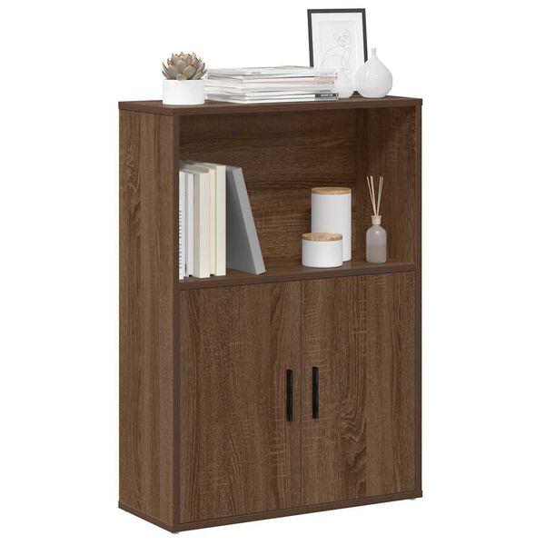 vidaXL Biblioth&egrave;que ch&ecirc;ne marron 60x24x85 cm bois d'ing&eacute;nierie