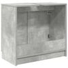 vidaXL Cabinet de salle de bain Gris b&eacute;ton 64,5 x 33,5 x 59 cm
