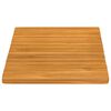 vidaXL Tapis de bain Uni Marron 59 x 40 cm bois