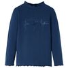T-shirt enfants &agrave; manches longues bleu marine 140