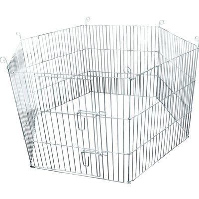 FLAMINGO Cage d'extérieur pour lapins Hexagonale 60x60 cm