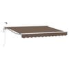 vidaXL Auvent r&eacute;tractable &eacute;lectrique Taupe 3,5 x 2 m