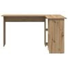 vidaXL Bureau Chêne artisanal 142 x 102 x 73 cm Bois d'ingénierie