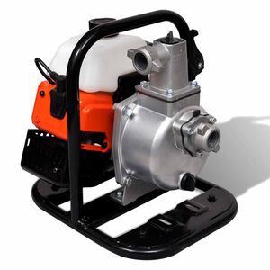 vidaXL Pompe &agrave; eau &agrave; 2 temps &agrave; essence 1,2 kW 0,95 L