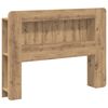 vidaXL Cabinet de T&ecirc;te de Lit Ch&ecirc;ne artisanal Bois d&rsquo;ing&eacute;nierie