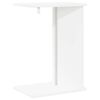 vidaXL Table d'appoint Blanc 35 x 25 x 50 cm Bois d'ing&eacute;nierie