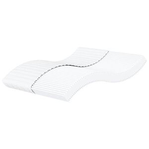 vidaXL Matelas en mousse blanc 180x200 cm duret&eacute; H2 H3