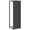 vidaXL Portant de bois chauffage anthracite 25x25x80 cm
