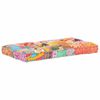 vidaXL Coussin de canapé palette Multicolore Tissu Patchwork