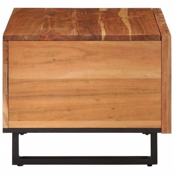 vidaXL Table basse 80x51x40 cm bois massif d'acacia