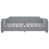 vidaXL Lit de repos gris clair 100x200 cm tissu
