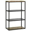 vidaXL Biblioth&egrave;que 70 x 35 x 110 cm Bois de manguier massif