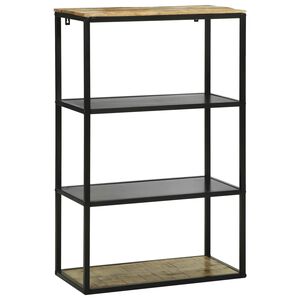vidaXL Biblioth&egrave;que 70 x 35 x 110 cm Bois de manguier massif