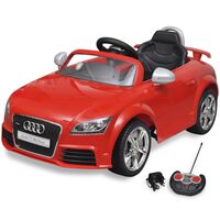 vidaXL Voiture avec télécommande pour enfants Audi TT RS Rouge