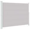 vidaXL Auvent lat&eacute;ral r&eacute;tractable de patio 220x314 cm Gris