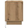 vidaXL Cabinet de chevet 2 pcs Ch&ecirc;ne artisanal 44 x 34,5 x 45 cm
