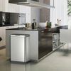 EKO Poubelle &agrave; capteur Mirage 45 L Argent&eacute; mat