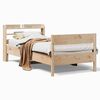 vidaXL Cadre de lit sans matelas 75x190 cm bois de pin massif