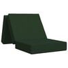 vidaXL Canap&eacute;-lit pliable 90 x 63 x 45 cm Vert fonc&eacute;