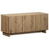 vidaXL Meuble TV 90 x 34,5 x 40 cm Ch&ecirc;ne artisanal Bois d'ing&eacute;nierie