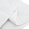 vidaXL Ensemble de Duvet avec oreiller 3 pcs Blanc Plume de canard