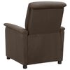 vidaXL Fauteuil de massage Marron Tissu