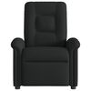 vidaXL Fauteuil de massage inclinable Noir Tissu