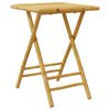 vidaXL Table de jardin pliable 55x55x75 cm bambou