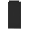 vidaXL Buffet noir 73,5x35x75 cm bois d'ing&eacute;nierie