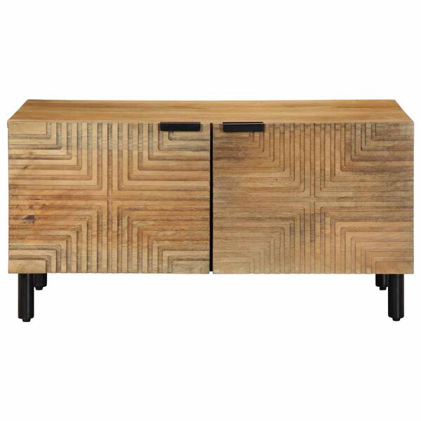 vidaXL Table basse marron 80x50x40 cm bois de manguier massif