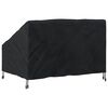 vidaXL Housse de banc de jardin 130 x 95 x 40 / 80 cm Tissu Oxford 210D