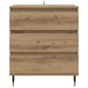 vidaXL Buffet Ch&ecirc;ne artisanal 60 x 35 x 70 cm Bois d'ing&eacute;nierie