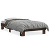 vidaXL Cadre de lit sans matelas ch&ecirc;ne marron 90x190 cm