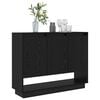 vidaXL Buffet Chêne noir 97 x 29 x 75 cm Bois d'ingénierie