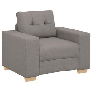 vidaXL Canap&eacute;-fauteuil taupe 100x78x80 cm en tissu