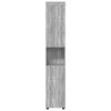 vidaXL Ensemble d'armoire de salle de bain TULUM Gris Sonoma