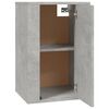 vidaXL Meubles TV muraux 2 pcs Gris b&eacute;ton 40x34,5x60 cm