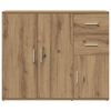 vidaXL Buffet Ch&ecirc;ne artisanal 91 x 29,5 x 75 cm Bois d'ing&eacute;nierie